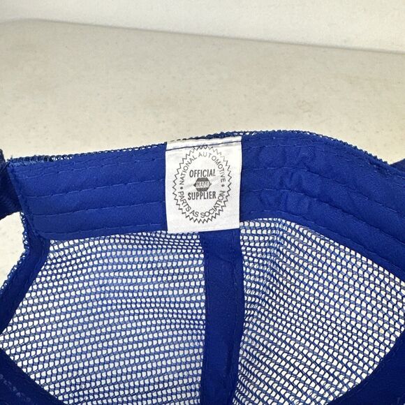 New‎ Napa Hat Mesh backstrap Stitched Logo Blue Gold Red AutoParts - Picture 7 of 7